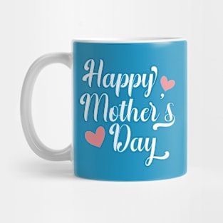 Simple and Elegant Happy Mother's Day Calligraphy Mug